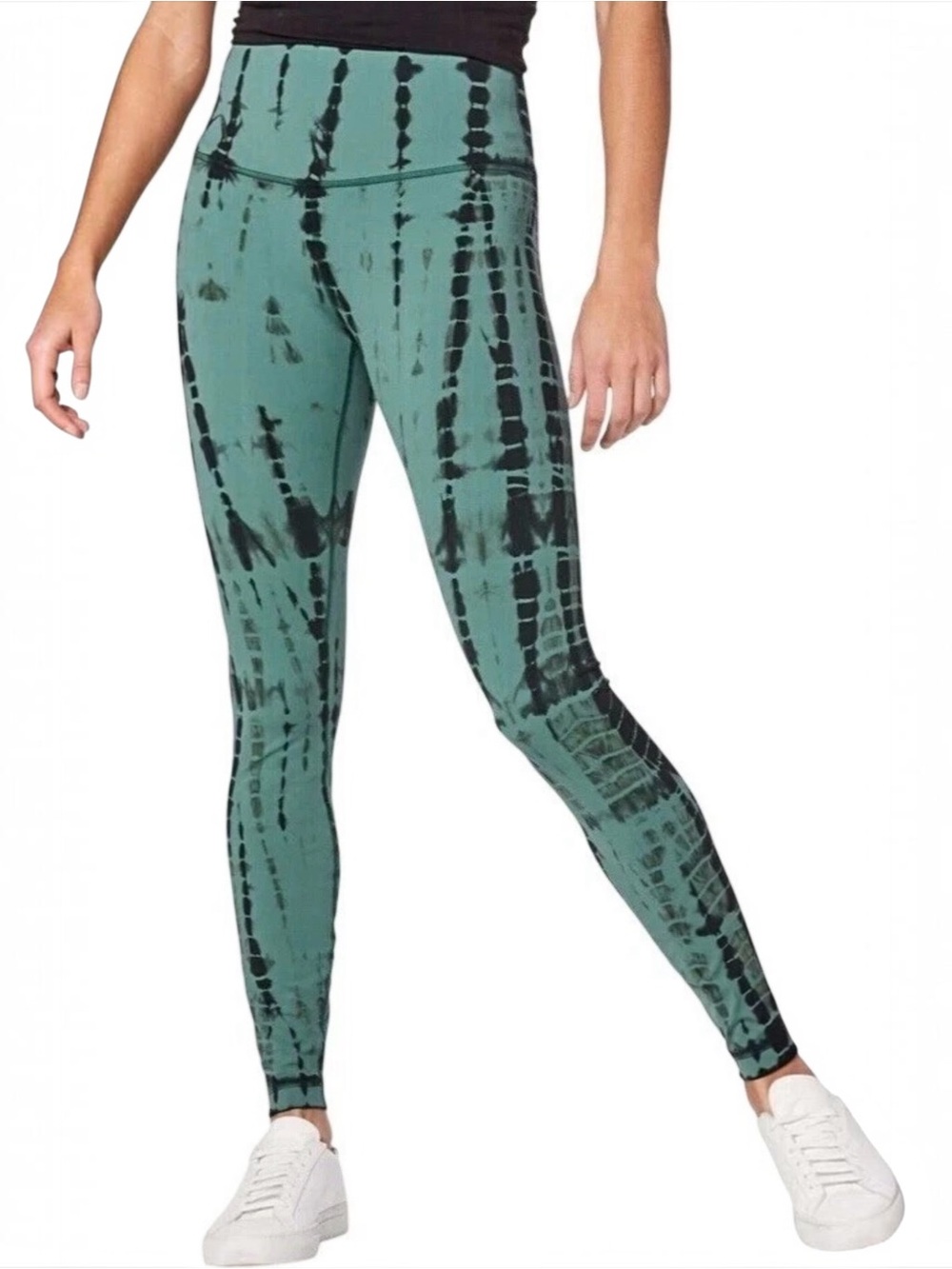 Lululemon Wunder Under HR 28" Shibori Mystic Green 4 LW5BC4S